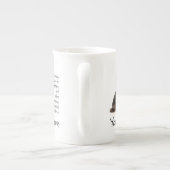 Yorkie Ma Bone China Mok (Achterkant)