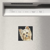 "Yorkie" Magnet d'art de chien (In Situ (Lave-vaisselle))