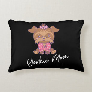 Yorkie mama 2 accent kussen