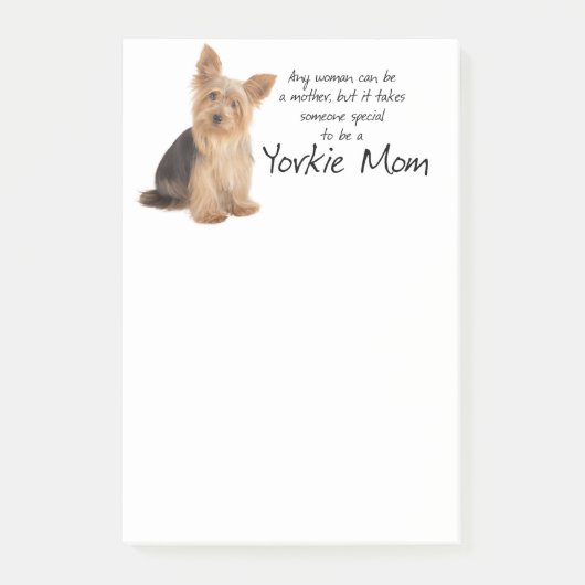 Yorkie mama Post-It Notes (Voorkant)