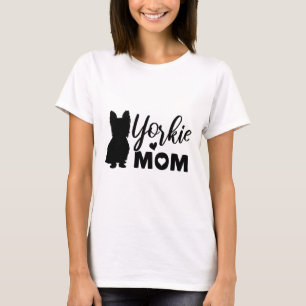 Yorkie mama t-shirt