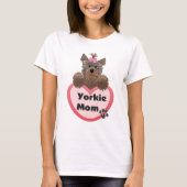 Yorkie mama t-shirt (Voorkant)