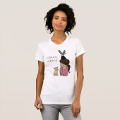 Yorkie Mama T-shirt personnalisé (Devant entier)