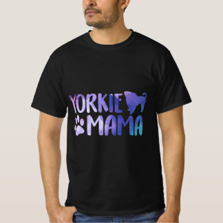 Yorkie Mama Yorkshire Maltese Terrier Dog Mam T - T-shirt