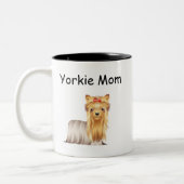 Yorkie Maman Coffee Mug (Gauche)