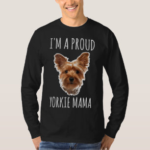Yorkie-moeder vrouwen meisjes Yorkshire Terrier-ei T-shirt