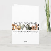 Yorkie Moederdag Kaart (Achterkant)