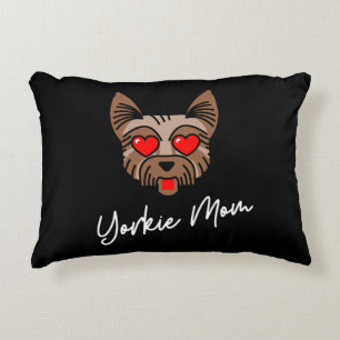 Yorkie Mom 3 Accent Kussen
