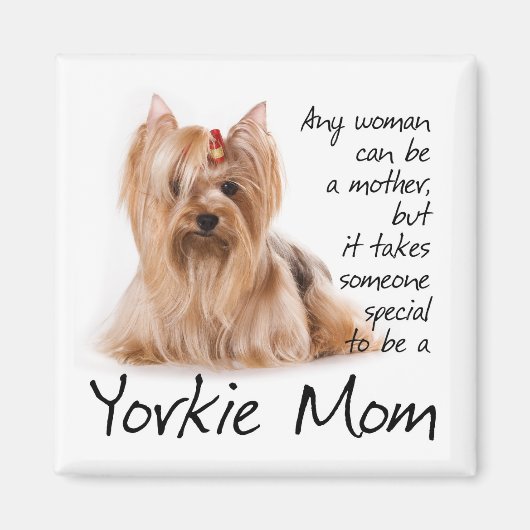 Yorkie Mom Magnet (Devant)