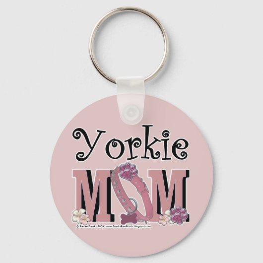 Yorkie MOM Sleutelhanger (Voorkant)