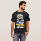Yorkie Mom Yorkshire Terrier Dog Owner T-shirt (Voorkant volledig)