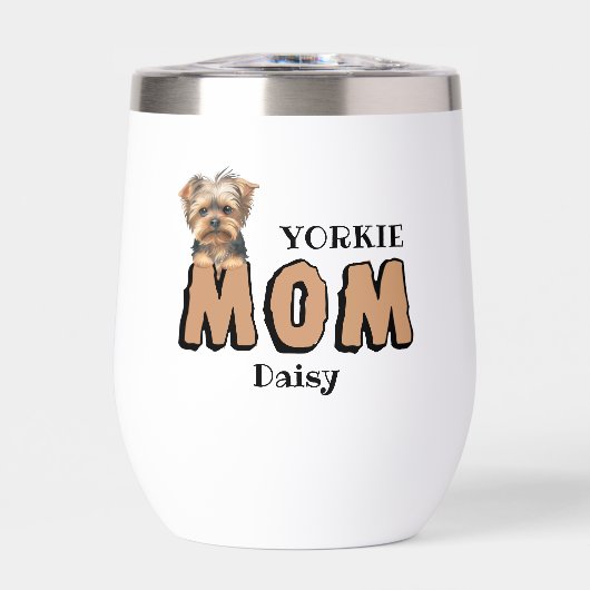 Yorkie Mom Yorkshire Terrier Lover Nom personnalis (Avant)