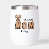 Yorkie Mom Yorkshire Terrier Lover Nom personnalis (Arrière)