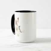 Yorkie Mug – Yorkshire Terrier, Tasse de Café Chie (Devant gauche)