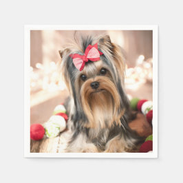 Yorkie Napkins Servet