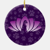 Yorkie Ornament (Om Logo) (Achterkant)