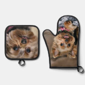 Yorkie Ovenwant & Pannenlap Set (Voorkant)