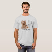 Yorkie Papa T-shirt (Devant entier)
