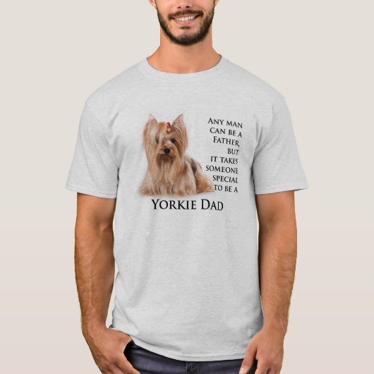 Yorkie Papa T-shirt (Devant)