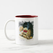 Yorkie Peek a Boo Coffee Mug Cup (Gauche)