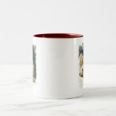 Yorkie Peek a Boo Coffee Mug Cup (Centre)