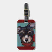 Yorkie Poo Bagagelabel (Voorkant verticaal)