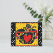 Yorkie Poo Briefkaart (Staand voorkant)