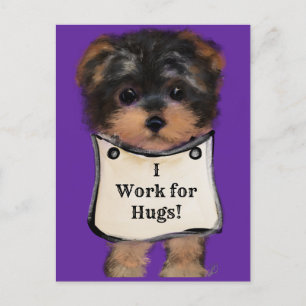 Yorkie Poo Briefkaart