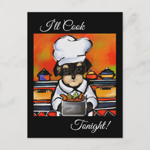 YORKIE POO BRIEFKAART
