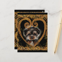 Yorkie Poo Briefkaart