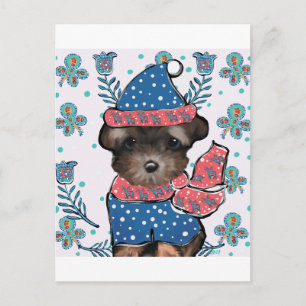 Yorkie Poo Briefkaart