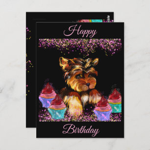 Yorkie Poo Briefkaart