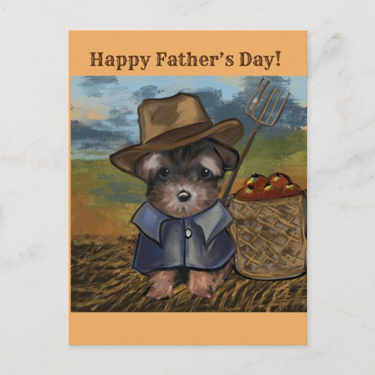 Yorkie Poo Briefkaart (Voorkant)