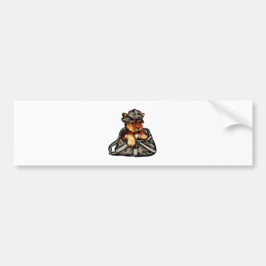 YORKIE POO BUMPERSTICKER (Voorkant)