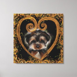 Yorkie Poo Canvas Afdruk