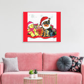 YORKIE POO CANVAS AFDRUK (Insitu (Woonkamer))