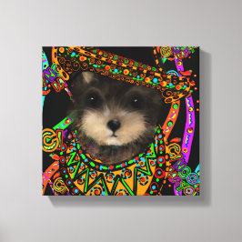 Yorkie Poo Canvas Afdruk