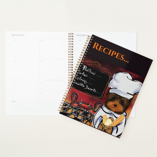 YORKIE POO CHEF PLANNER (Display)