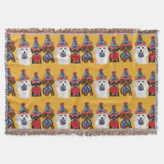 Yorkie Poo Deken (Voorkant)