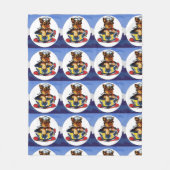 Yorkie Poo Fleece Deken (Voorkant)