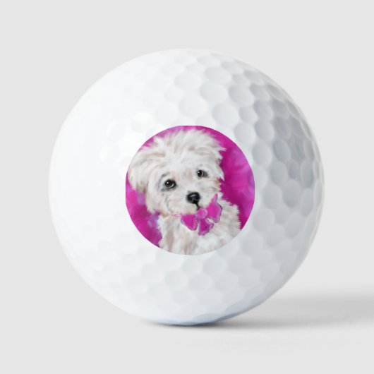 YORKIE POO GOLFBALLEN (Voorkant)