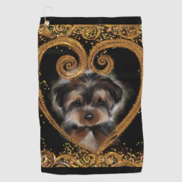 Yorkie Poo Golfhanddoek