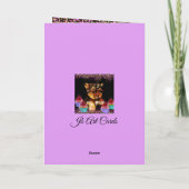 Yorkie Poo Kaart (Achterkant)