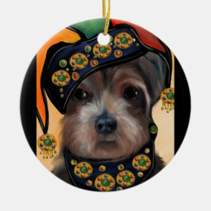 YORKIE POO KERAMISCH ORNAMENT