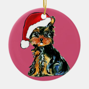 YORKIE POO KERAMISCH ORNAMENT