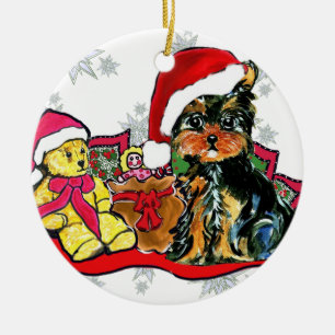 YORKIE POO KERAMISCH ORNAMENT