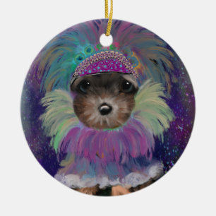 Yorkie Poo Keramisch Ornament