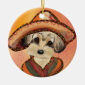YORKIE POO KERAMISCH ORNAMENT (Voorkant)