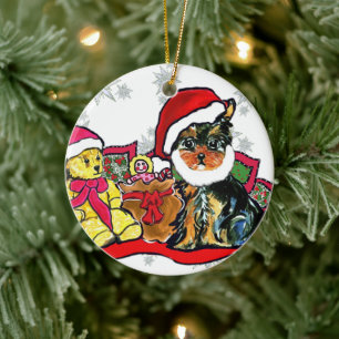 YORKIE POO KERAMISCH ORNAMENT