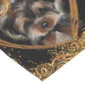 Yorkie Poo Korte Tafelloper (Hoek)
